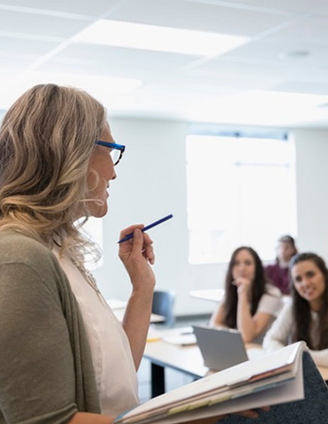 GCU teacher teaching